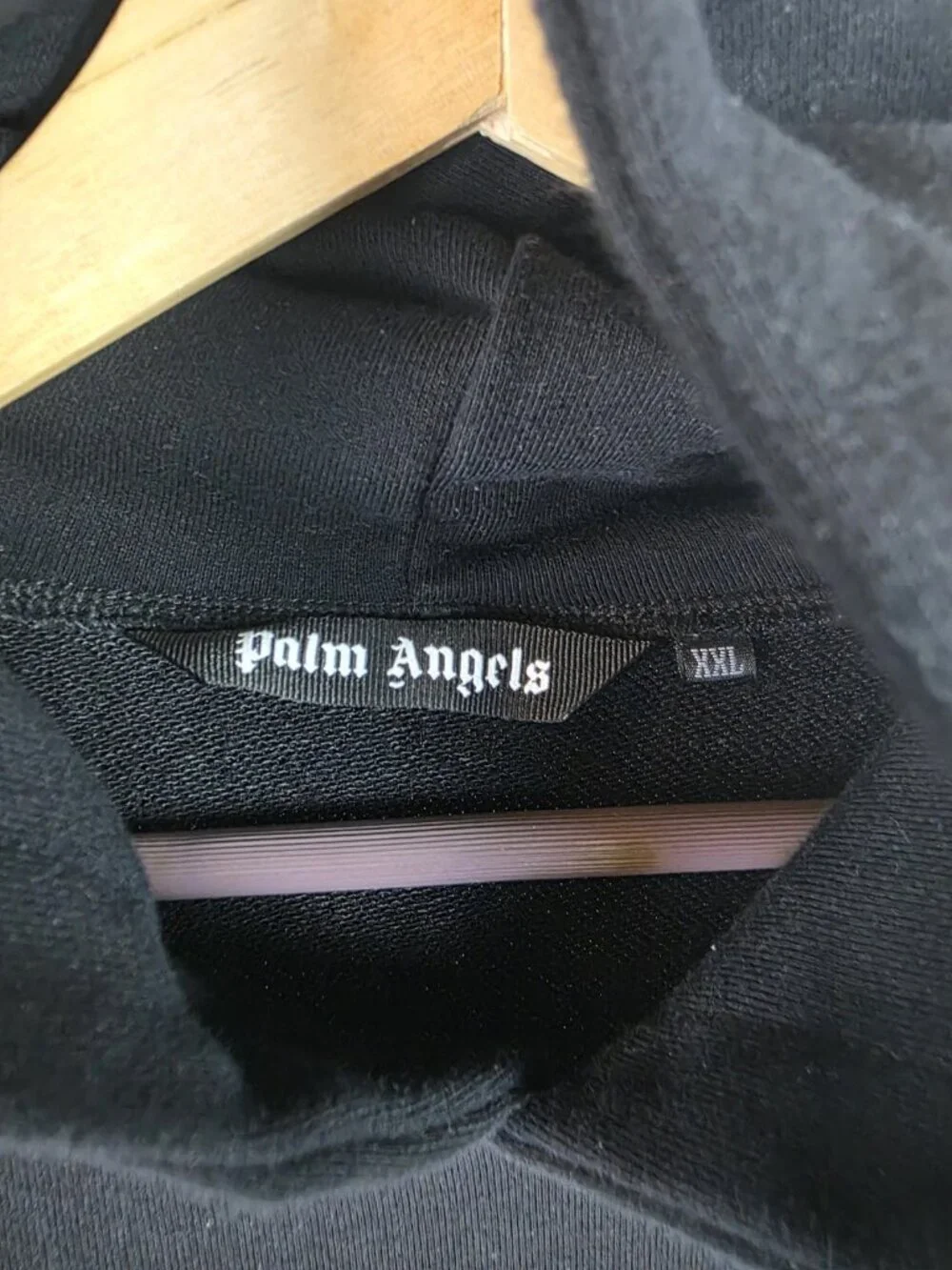 Palm Angels Men's Sweatshirt Hoodie Size XXL Black Roses Fleece Top - Picture 3 of 10